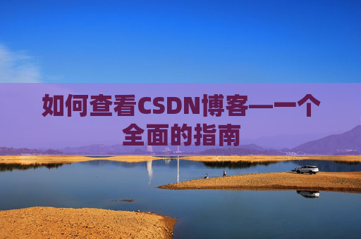 如何查看CSDN博客—一个全面的指南